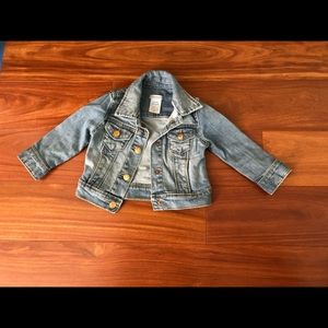 Girls jean jacket, 12 mo